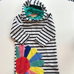 Mini Boden toweling dress/cover-up 2-3T